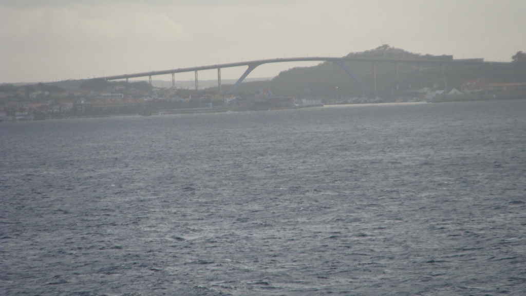 Willemstad in the distance