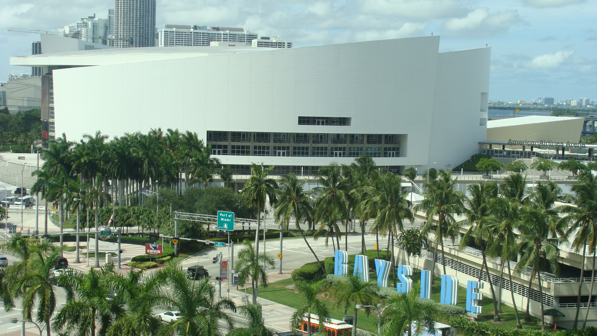 Window view - American Airlines Arena