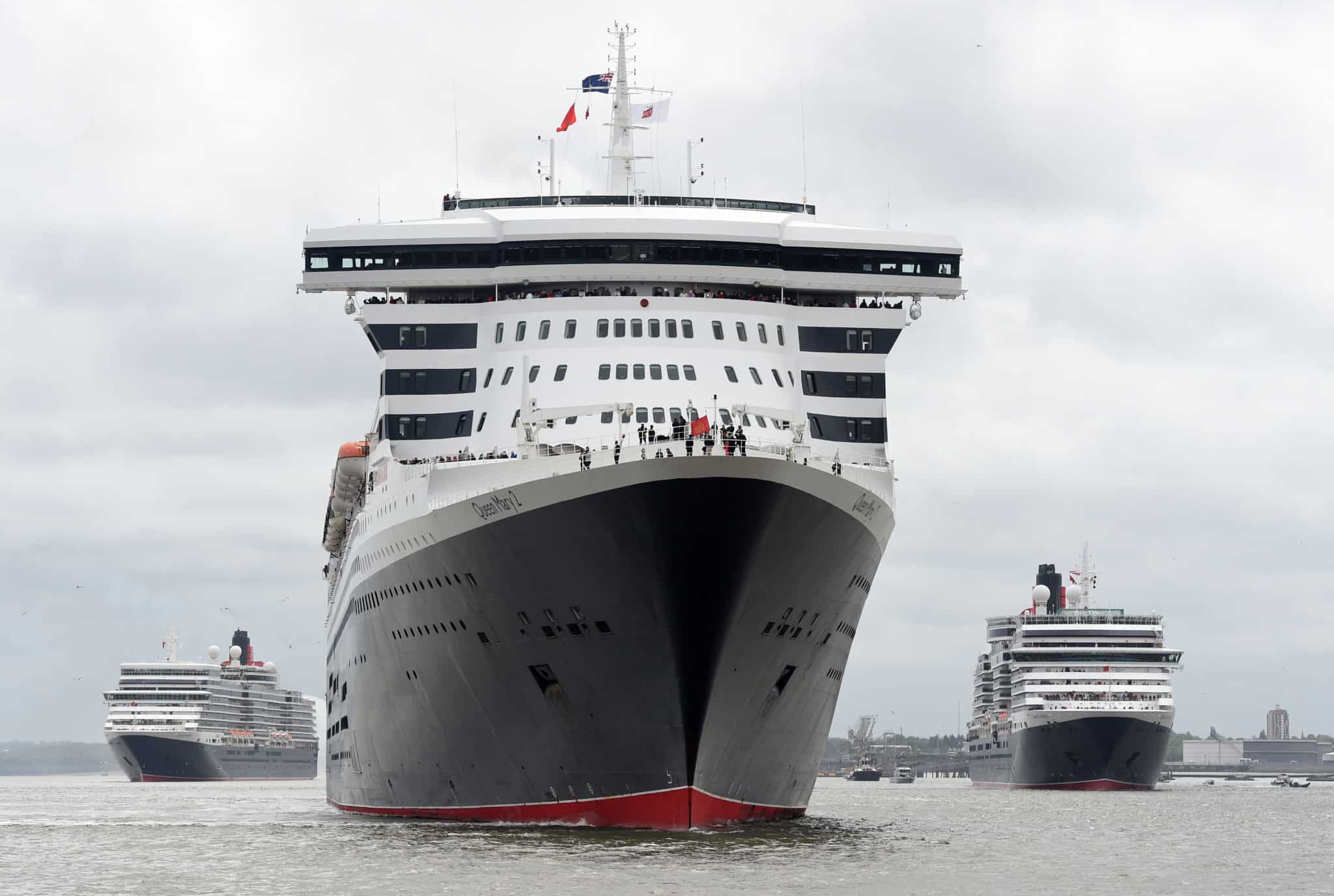 Cunard’s Three Queens Perform River Dance on the Mersey in Salute to Liverpool Where the Company Began 175 Years Ago | 9