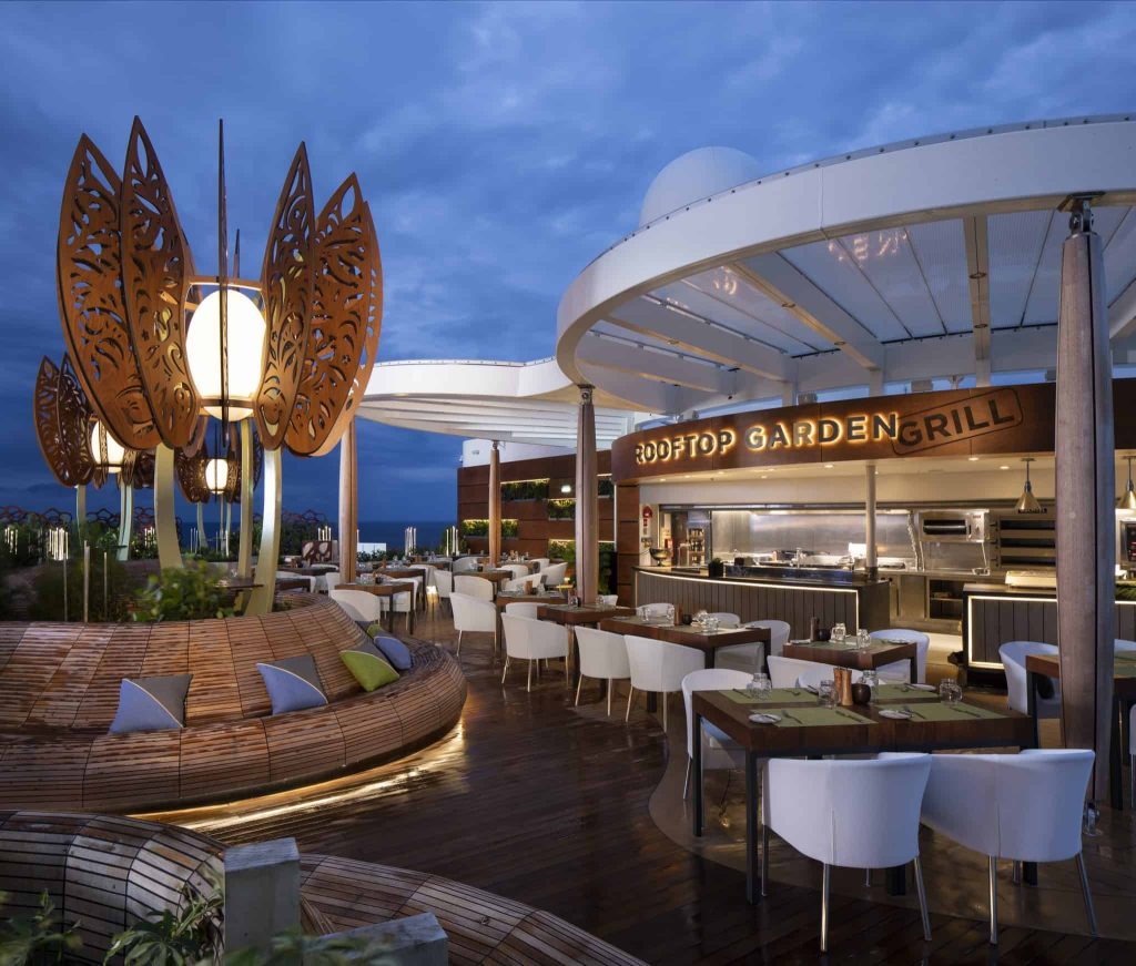 Rooftop Garden Grill aboard Celebrity EDGE