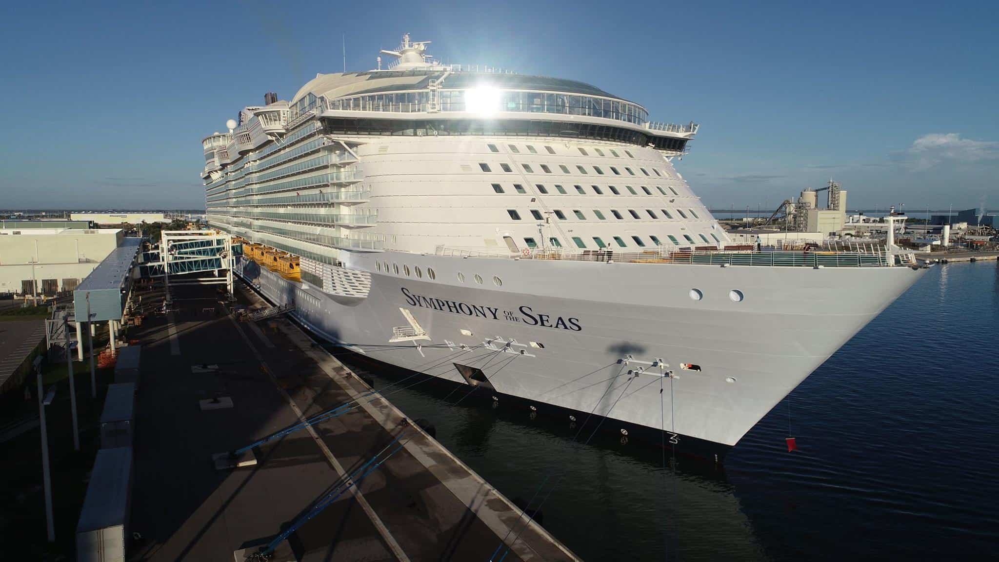 Symphony Of The Seas Makes Its U S Debut At Port Canaveral Symphony Of The Seas Makes Its U S Debut At Port Canaveral