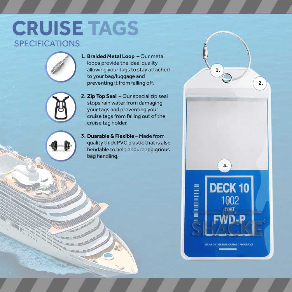 cruise bag tags