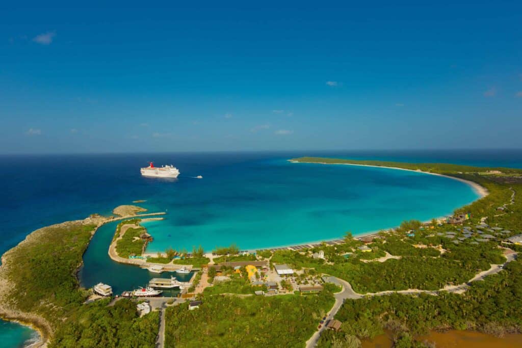 Holland America Line's Half Moon Cay Voted Best Private Island for 20th Year 13 Half Moon Cay Bahamas Aerial View