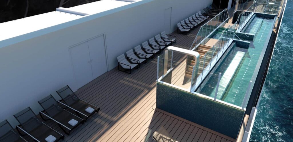 MSC Cruises Begins Six Month Countdown To New Ship MSC Seashore 14 Infinity Whirlpool