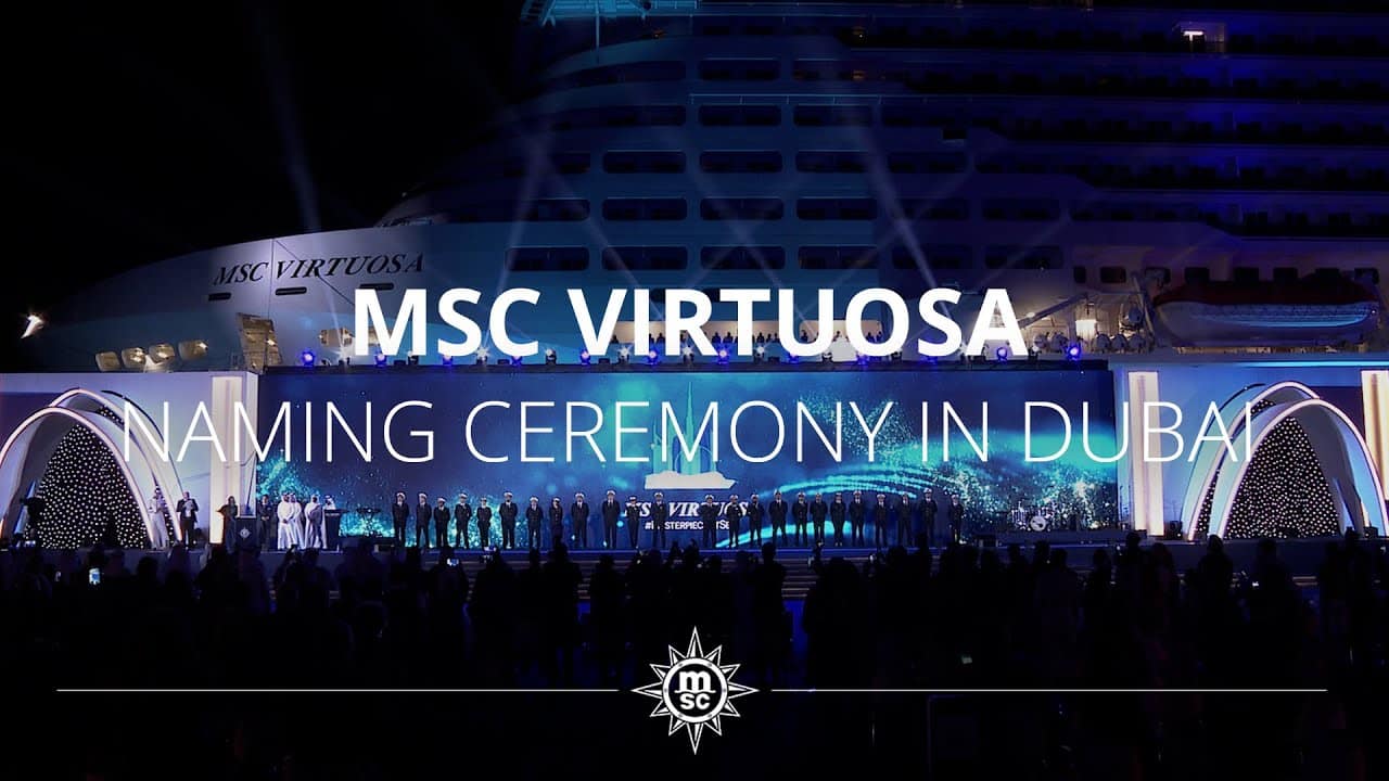 MSC Virtuosa Naming Ceremony In Dubai