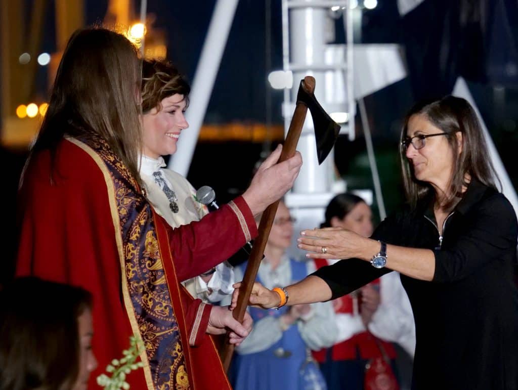 Viking Neptune Naming Ceremony